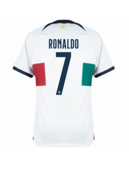 Moški Nogometna dresi replika Portugalska Cristiano Ronaldo #7 Gostujoči SP 2022 Kratek rokav